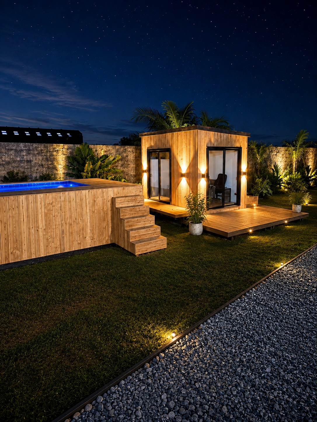 Eydence Lifestyle modular home and container pool